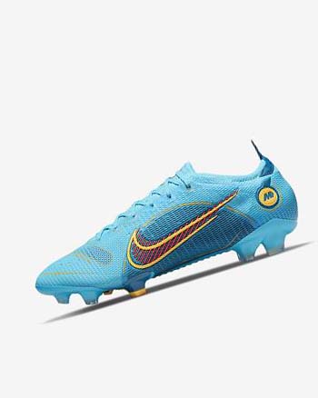 Nike Mercurial Vapor 14 Elite FG Azules Naranjas | MX 2613